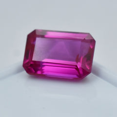 18.30 Ct Natural Pink Sapphire Emerald Shape CERTIFIED Ring Size Loose Gemstones