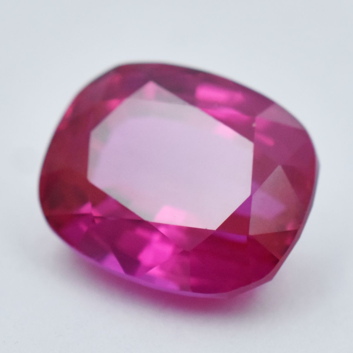 CERTIFIED Pink Sapphire 26.65 Carat Cushion Cut Ring Size Real Loose Gemstone