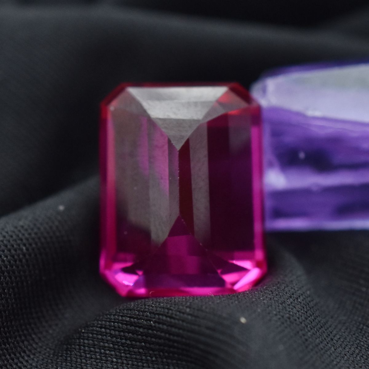 CERTIFIED 29.5 Ct Pink Sapphire Engagement Natural Emerald Shape Loose Gemstone