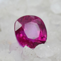 14.75 Ct Square Cushion Ring Size Natural Pink Sapphire Loose Gemstone CERTIFIED