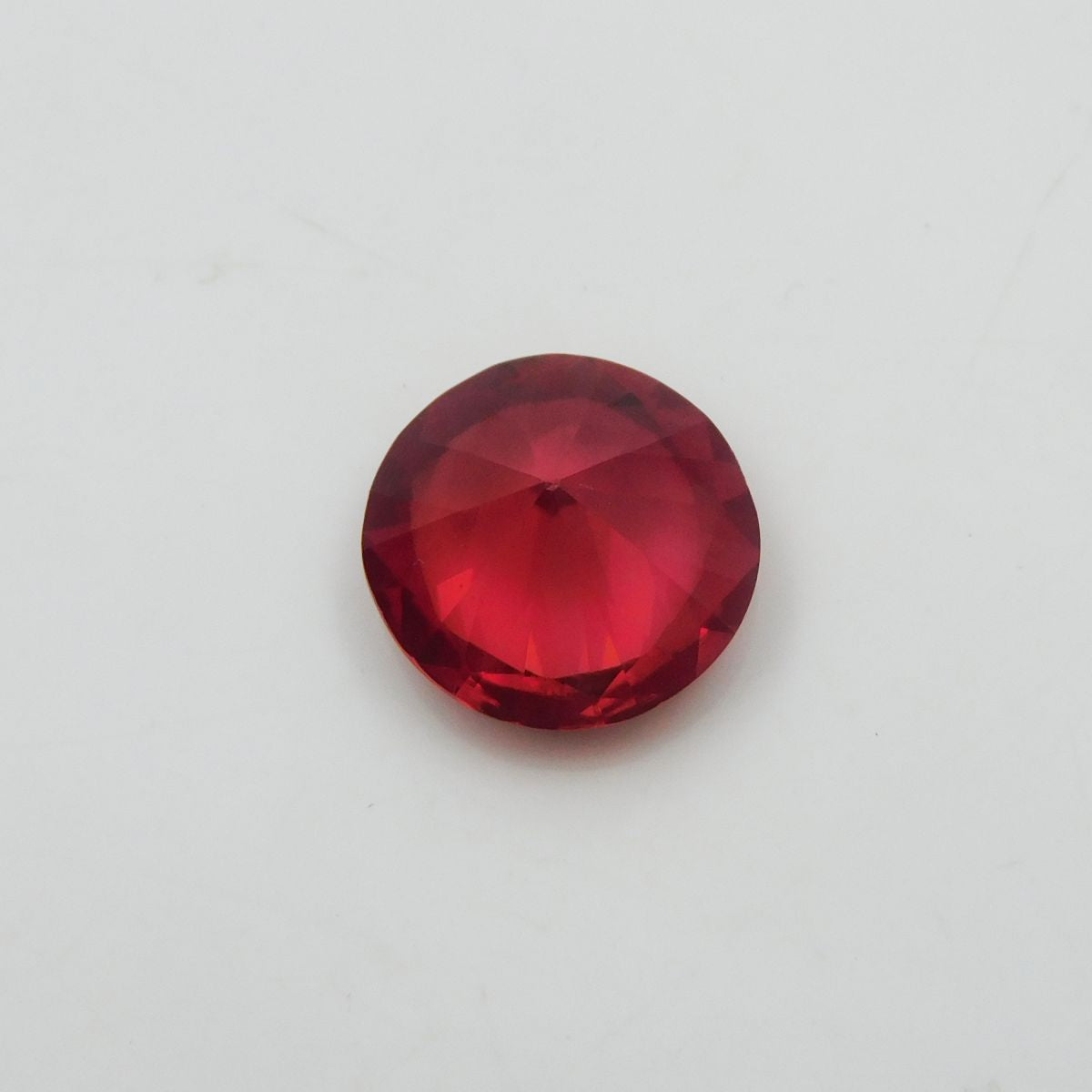 Orange Round Shape 9.75 Ct Natural Ceylon Sapphire CERTIFIED Loose Gemstone