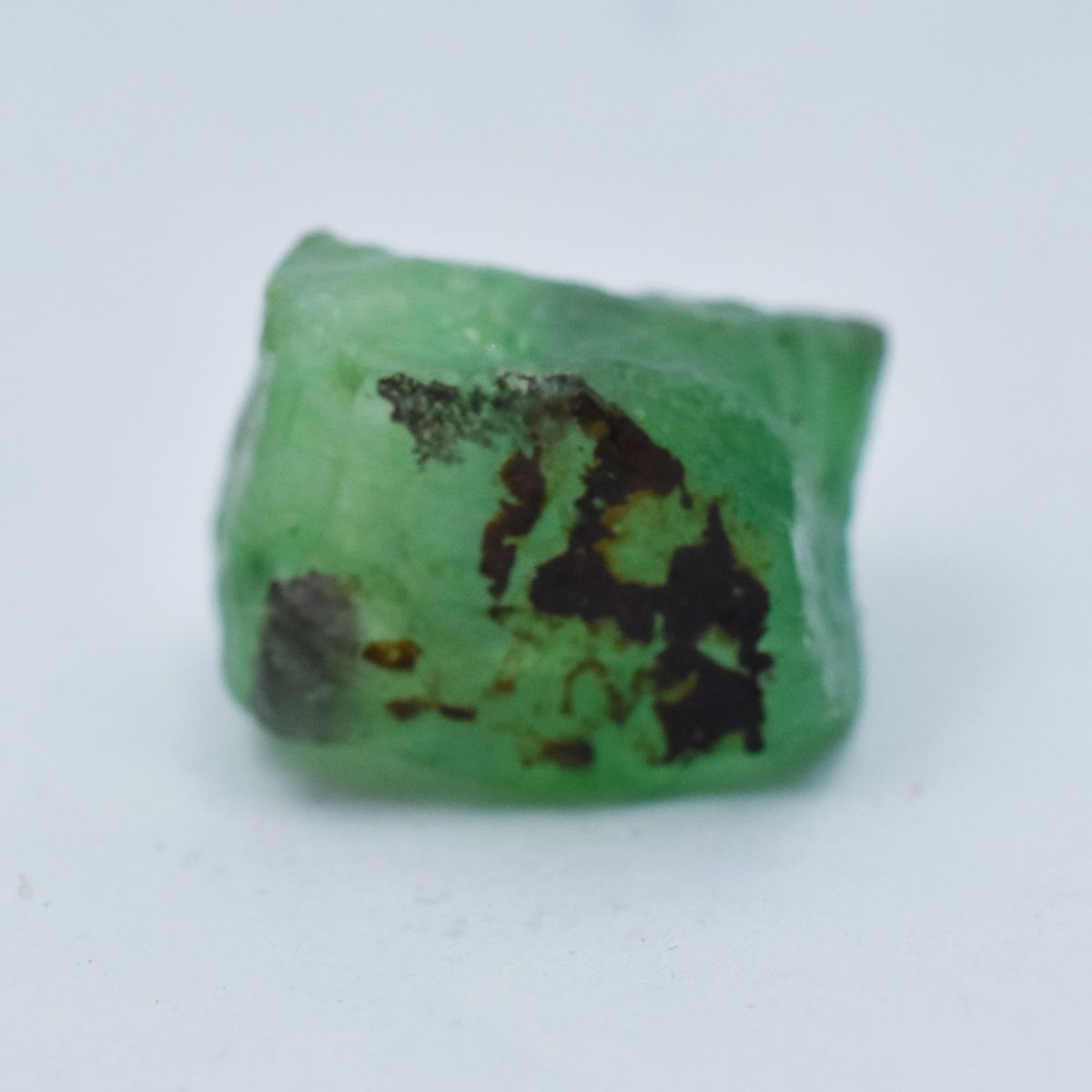 Rare 112 Ct Natural Green Emerald Raw Rough CERTIFIED Uncut Raw LOOSE Gemstone