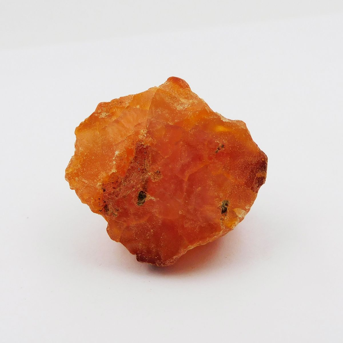 57 Ct Natural Orange Sapphire Uncut Earth Mined CERTIFIED Rough Loose Gemstone