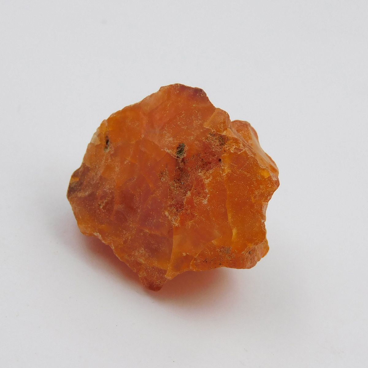 57 Ct Natural Orange Sapphire Uncut Earth Mined CERTIFIED Rough Loose Gemstone