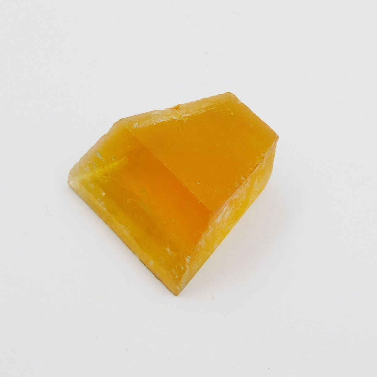 NATURAL Sapphire ROUGH 38.95 Ct Earth Mined CERTIFIED Orange Loose Gemstone