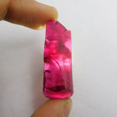 40.00 Ct Raw Uncut CERTIFIED Ruby Red Rough Natural Uncut Rough Loose Gemstone