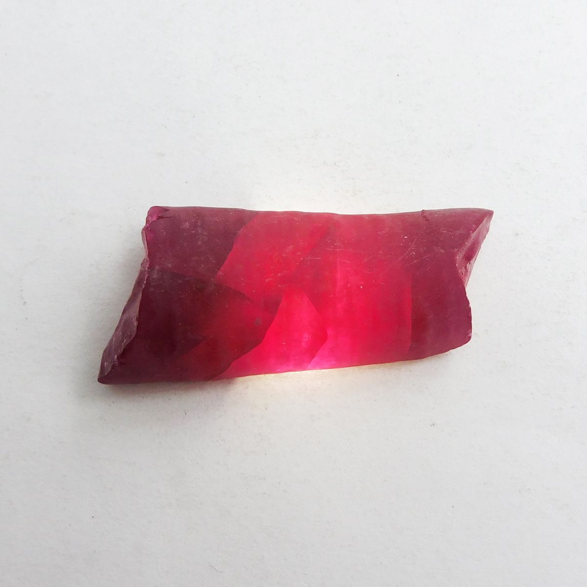 Rough Natural Red Ruby 47.25 Ct Uncut CERTIFIED Loose Gemstone