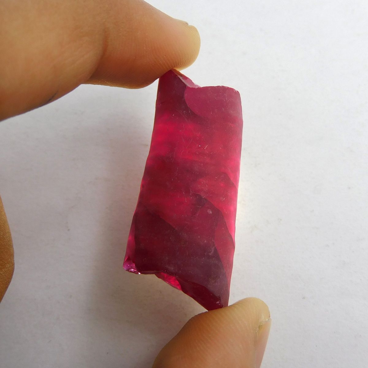 Rough Natural Red Ruby 47.25 Ct Uncut CERTIFIED Loose Gemstone