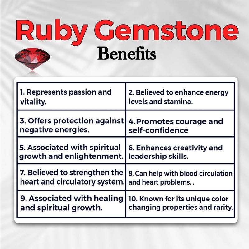 raw ruby stones
