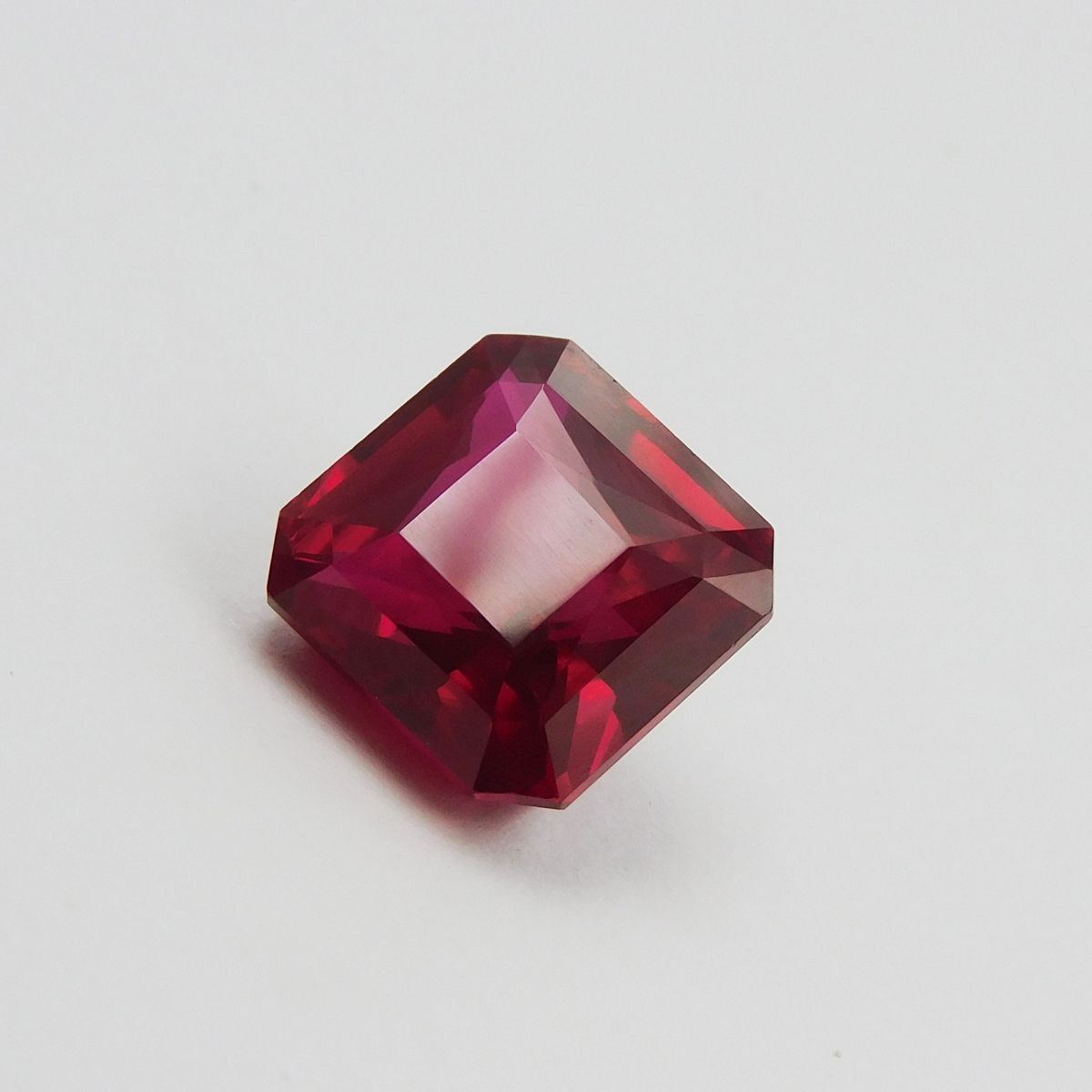 Extremely Rare 12.40 Ct Natural Red Ruby Square Shape CERTIFIED Loose Gemstone