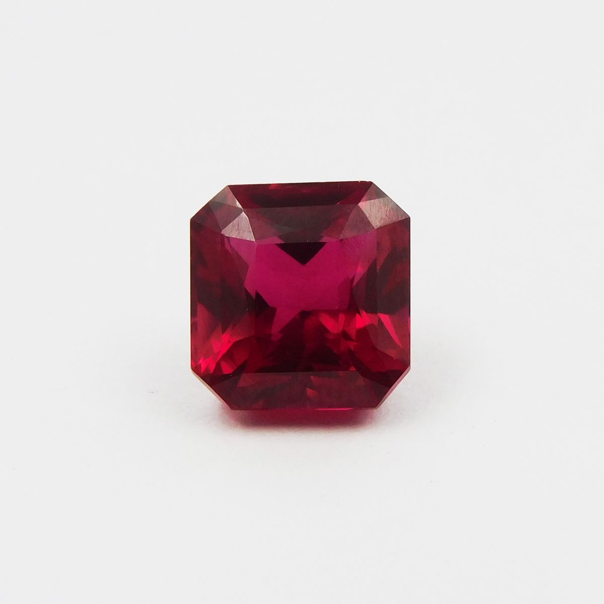 8.60 Ct Natural Red Ruby CERTIFIED Square Cut Ring Size Loose Gemstone