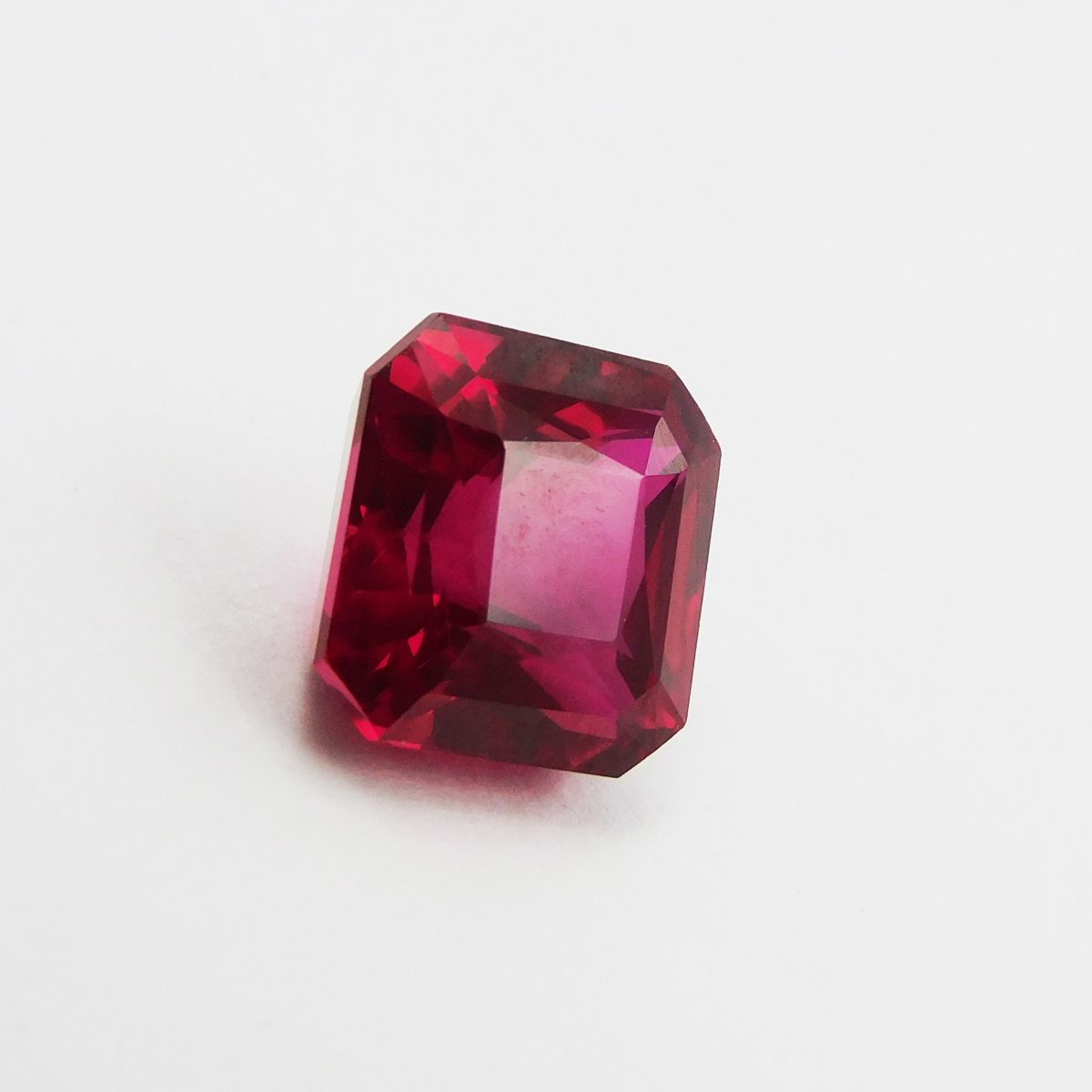 8.60 Ct Natural Red Ruby CERTIFIED Square Cut Ring Size Loose Gemstone