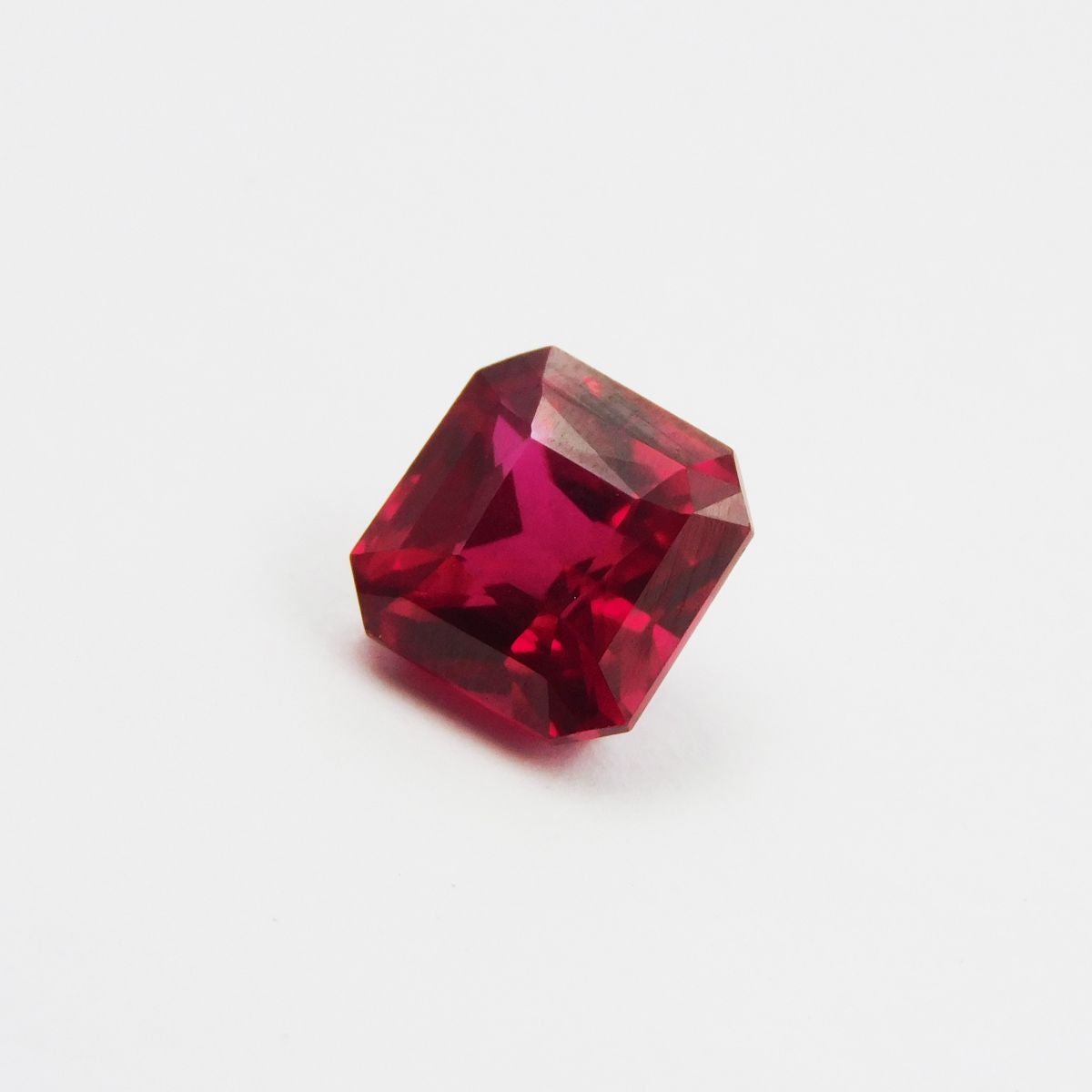 8.60 Ct Natural Red Ruby CERTIFIED Square Cut Ring Size Loose Gemstone