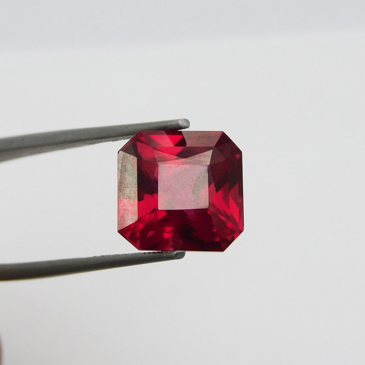 8.60 Ct Natural Red Ruby CERTIFIED Square Cut Ring Size Loose Gemstone