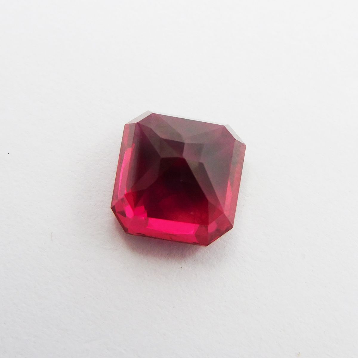 8.60 Ct Natural Red Ruby CERTIFIED Square Cut Ring Size Loose Gemstone