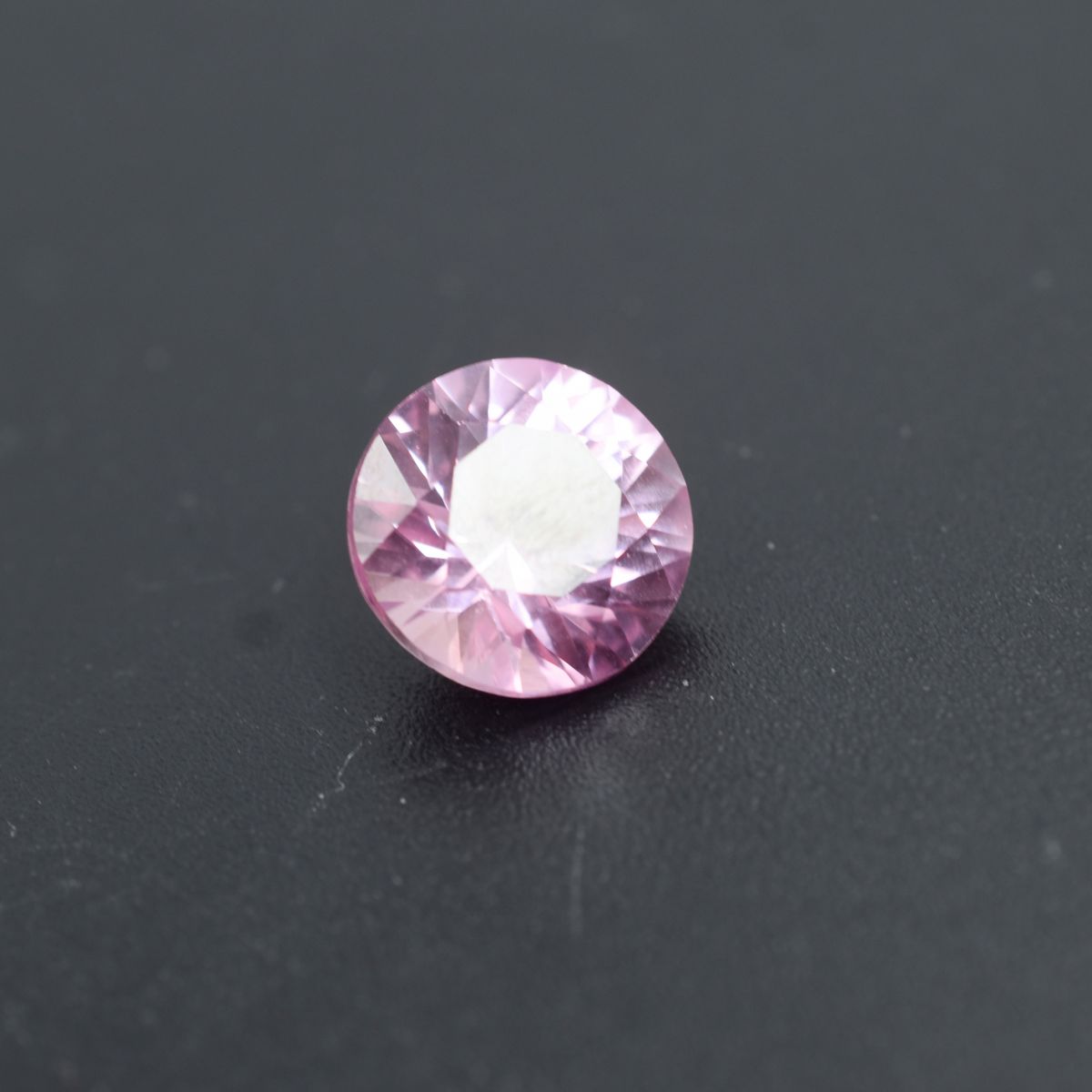 Natural Padparadscha Sapphire 7.25 Carat Round Cut CERIFIED Best Loose Gemstone