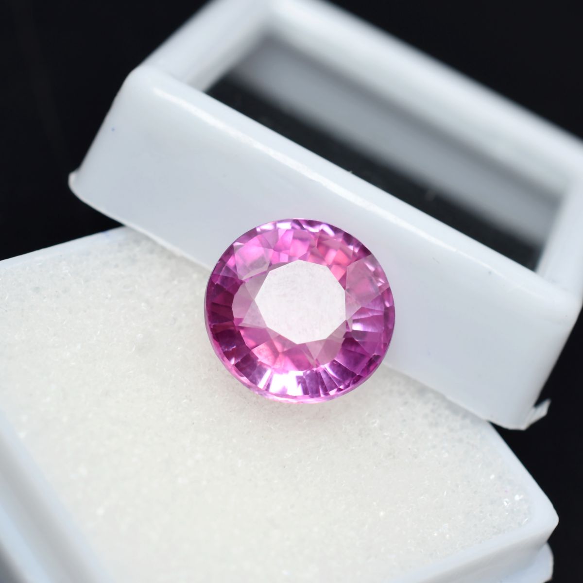 Natural CERTIFIED 5.45 Ct Padparadscha Round Sapphire Ring Size Loose Gemstone