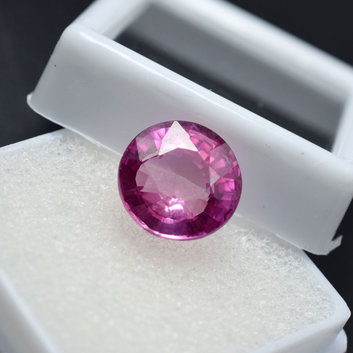 Natural CERTIFIED 5.45 Ct Padparadscha Round Sapphire Ring Size Loose Gemstone