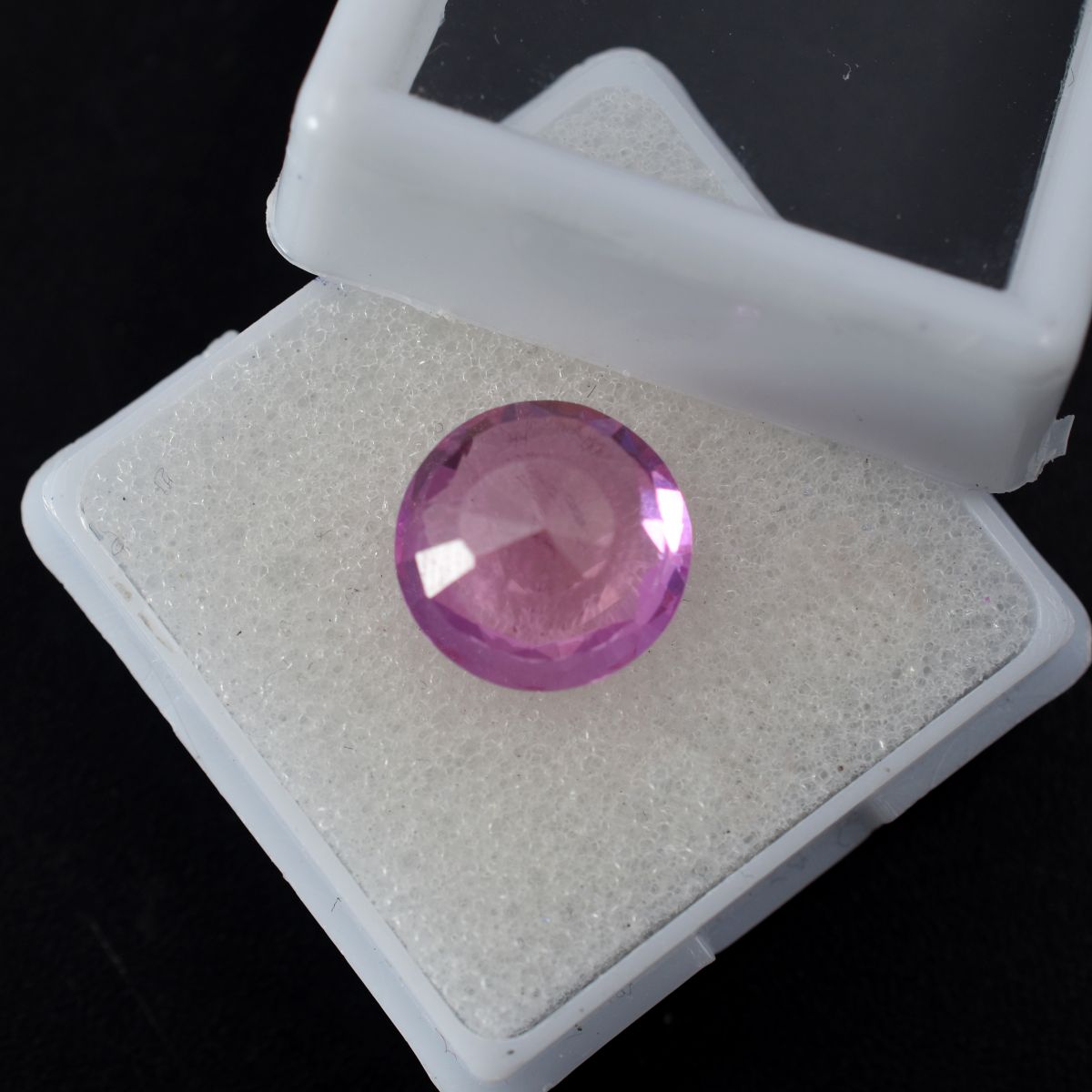 Natural CERTIFIED 5.45 Ct Padparadscha Round Sapphire Ring Size Loose Gemstone