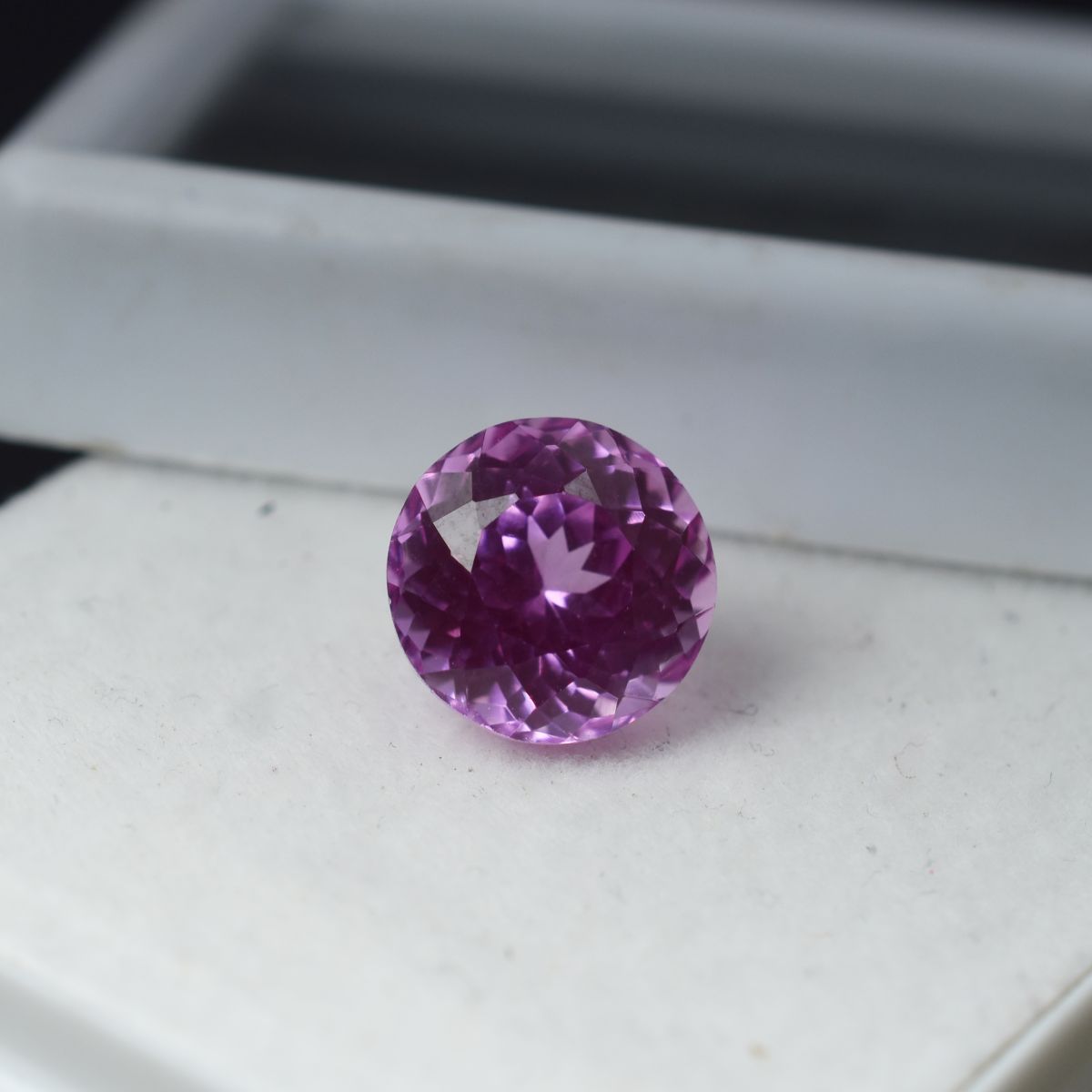 Extremely Rare CERTIFIED Loose Gemstone Natural Pink Sapphire 5.80 Ct Round Cut