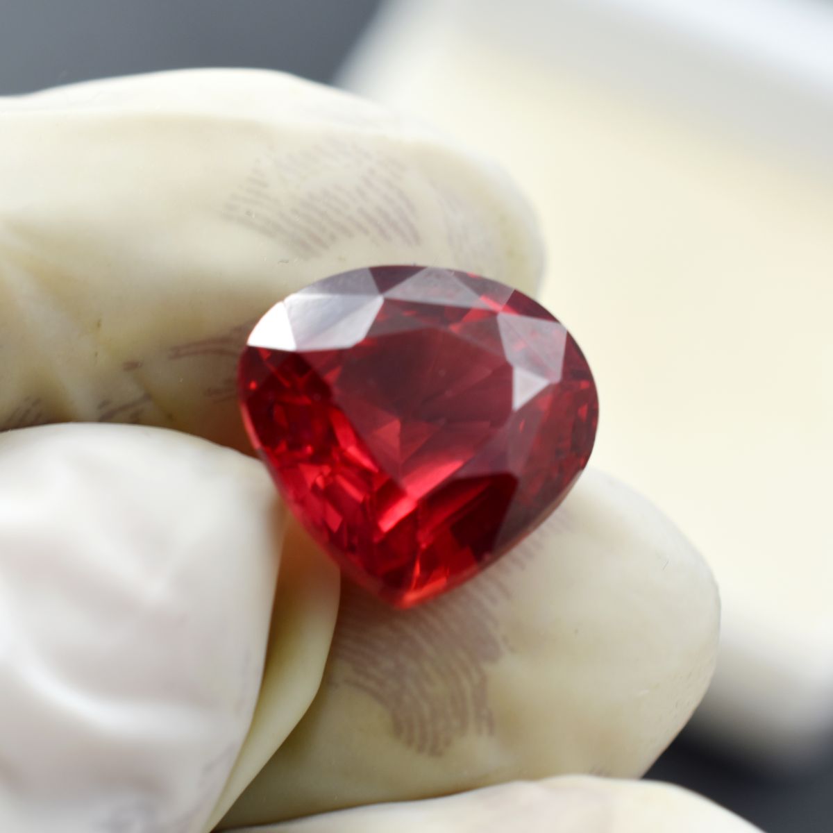 Natural Padparadscha Pear Cut Sapphire 9.70 Carat CERTIFIED Loose Gemstone