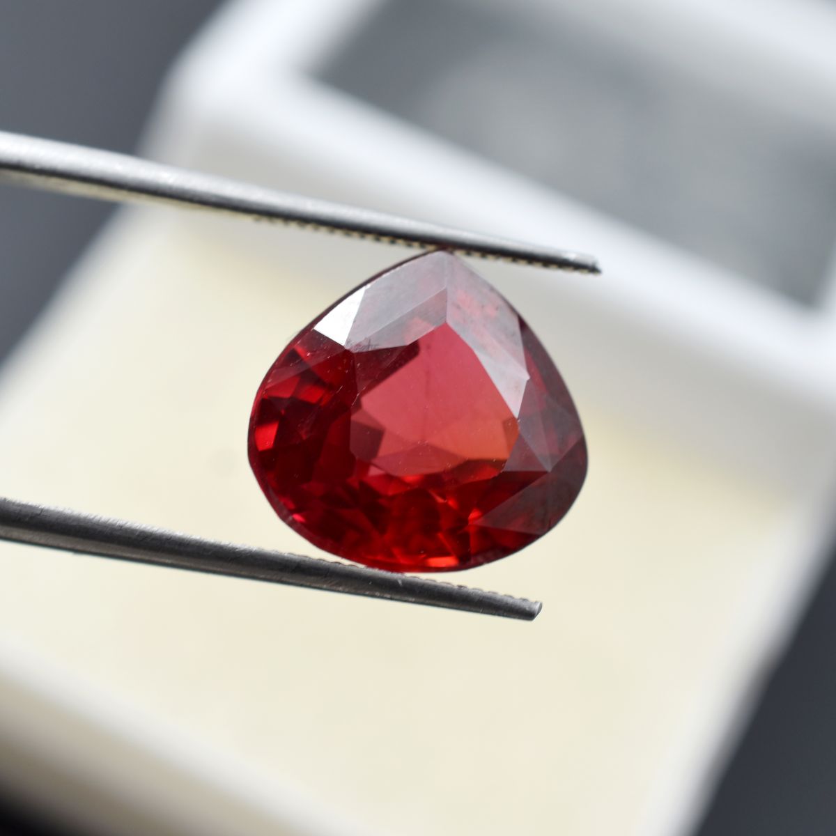 Natural Padparadscha Pear Cut Sapphire 9.70 Carat CERTIFIED Loose Gemstone