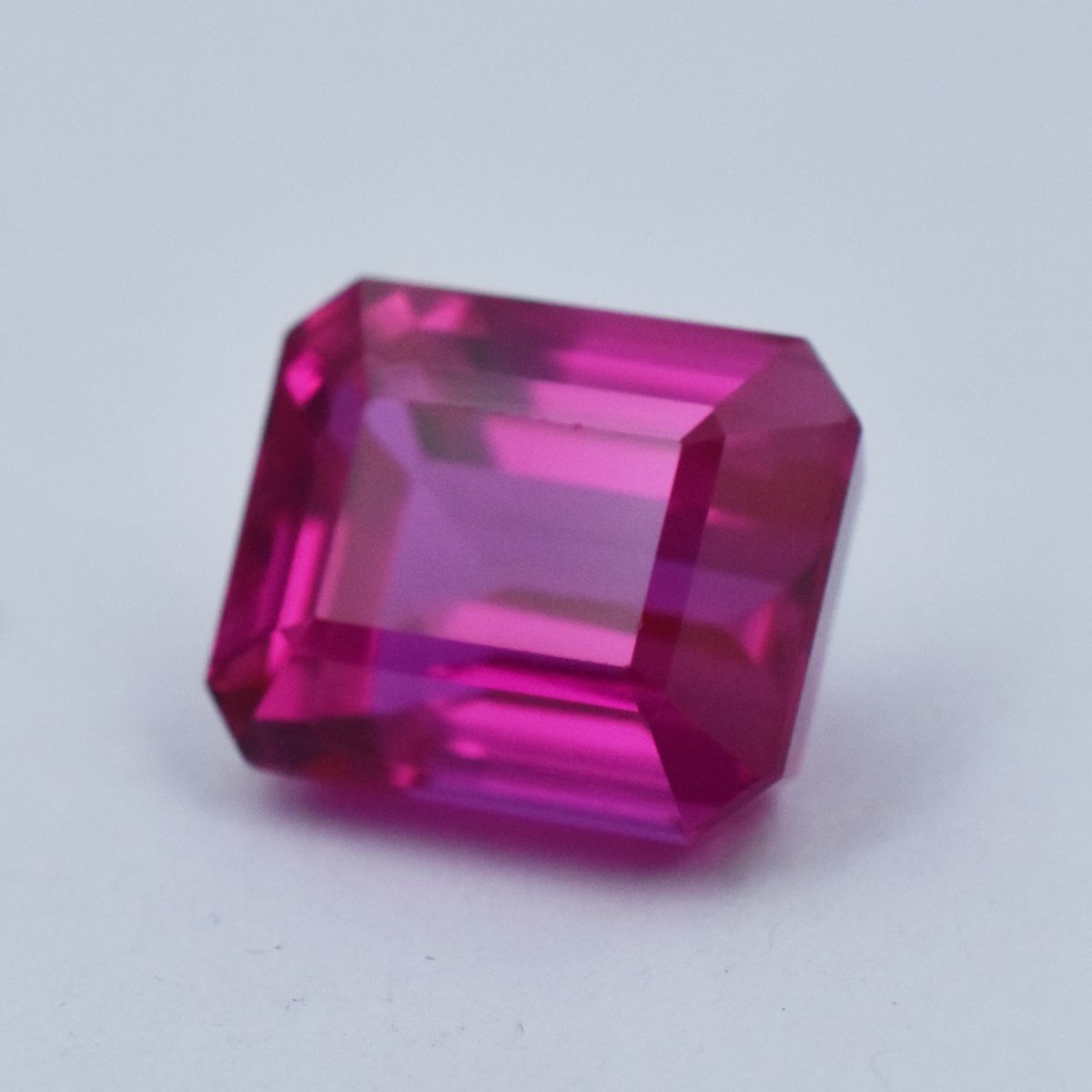 CERTIFIED 25.05 Ct Pink Sapphire Natural Emerald Cut Perfect Ring Loose Gemstone