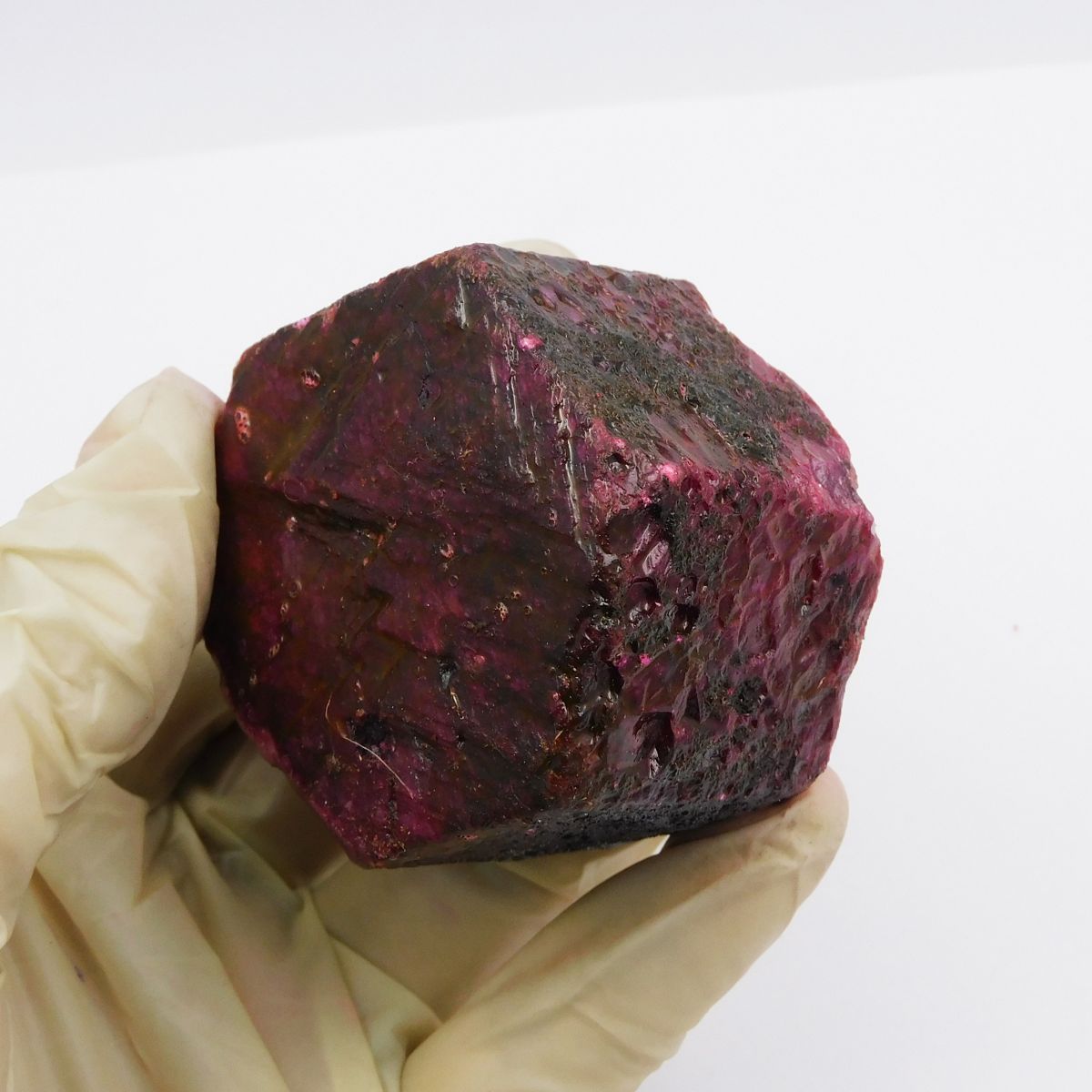 CERTIFIED 1586.70 Ct Huge Raw Rough Blood Red Ruby African Rough Loose Gemstone