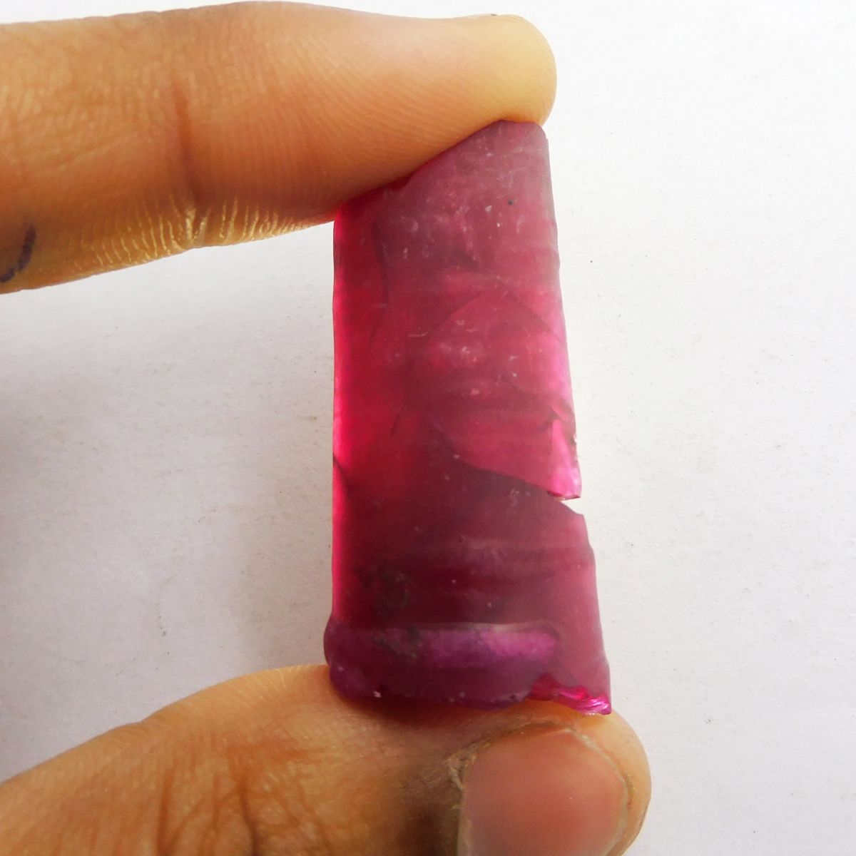 Natural Ruby Earth Mined 53.60 Ct Uncut Huge Rough CERTIFIED Red Loose Gemstone
