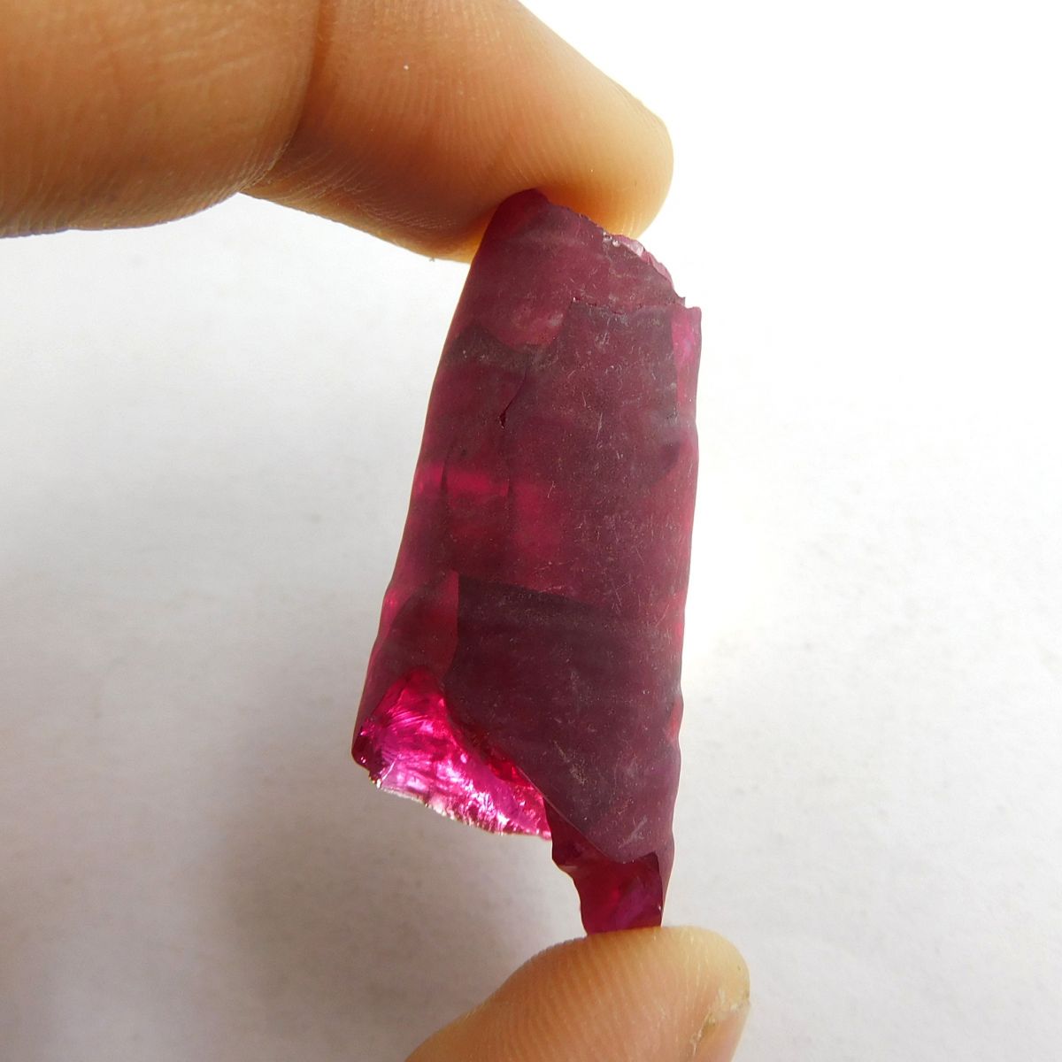 54.80 CARAT Natural Ruby Uncut CERTIFIED Rough Red Ruby Huge Size Earth Mined