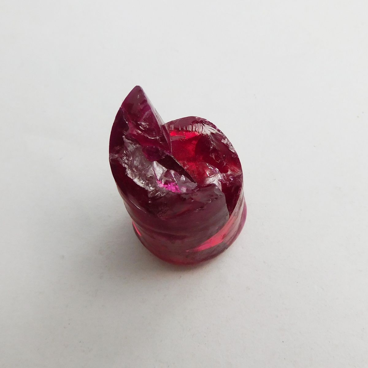 131.00 Carat Natural Ruby Uncut CERTIFIED Rough Red Ruby Huge Size Earth Mined