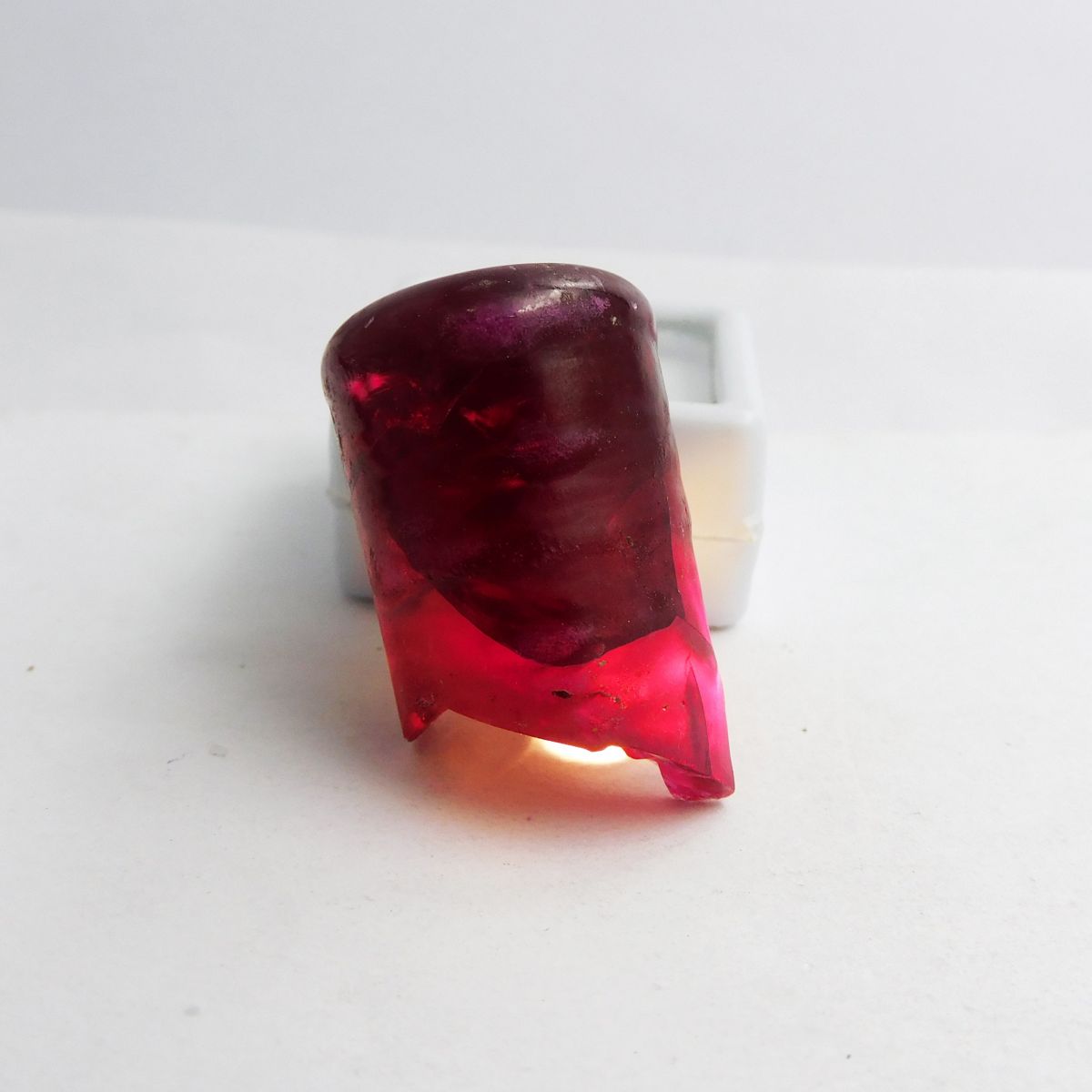 131.00 Carat Natural Ruby Uncut CERTIFIED Rough Red Ruby Huge Size Earth Mined