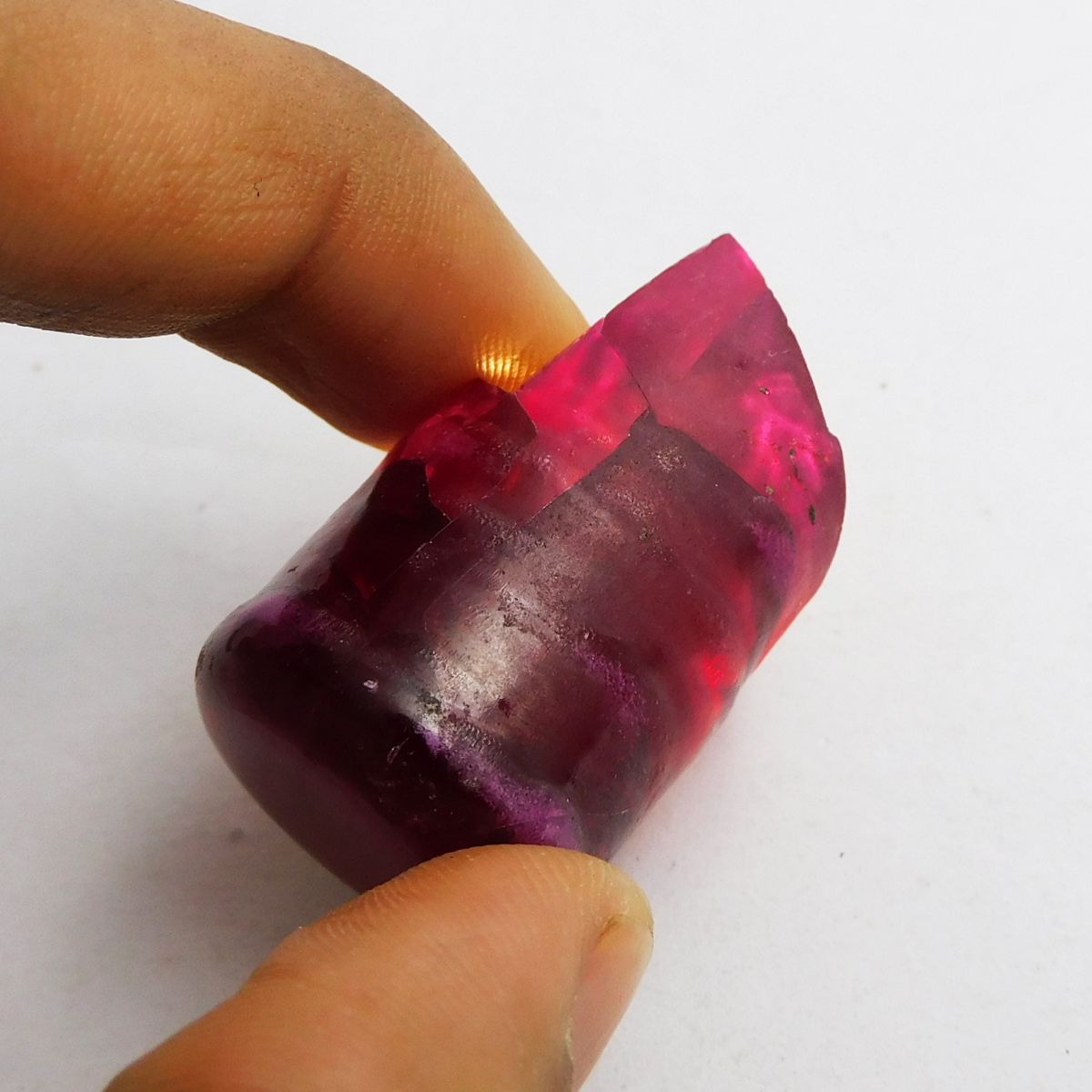 131.00 Carat Natural Ruby Uncut CERTIFIED Rough Red Ruby Huge Size Earth Mined