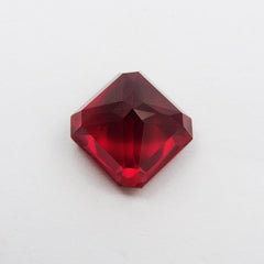 12.40 Ct Natural CERTIFIED Ruby Loose Gemstone Square Shape Bloody Red