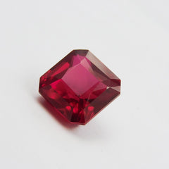 12.40 Ct Natural CERTIFIED Ruby Loose Gemstone Square Shape Bloody Red