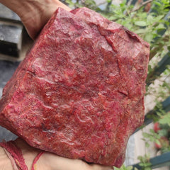 Uncut Red Rough 9 Kg Natural Red Ruby Rough CERTIFIED Loose Gemstone