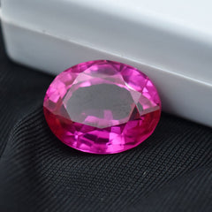 15.55 Ct Natural CERTIFIED Ceylon Sapphire Pink Oval Cut Loose Gemstone