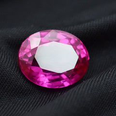 15.55 Ct Natural CERTIFIED Ceylon Sapphire Pink Oval Cut Loose Gemstone