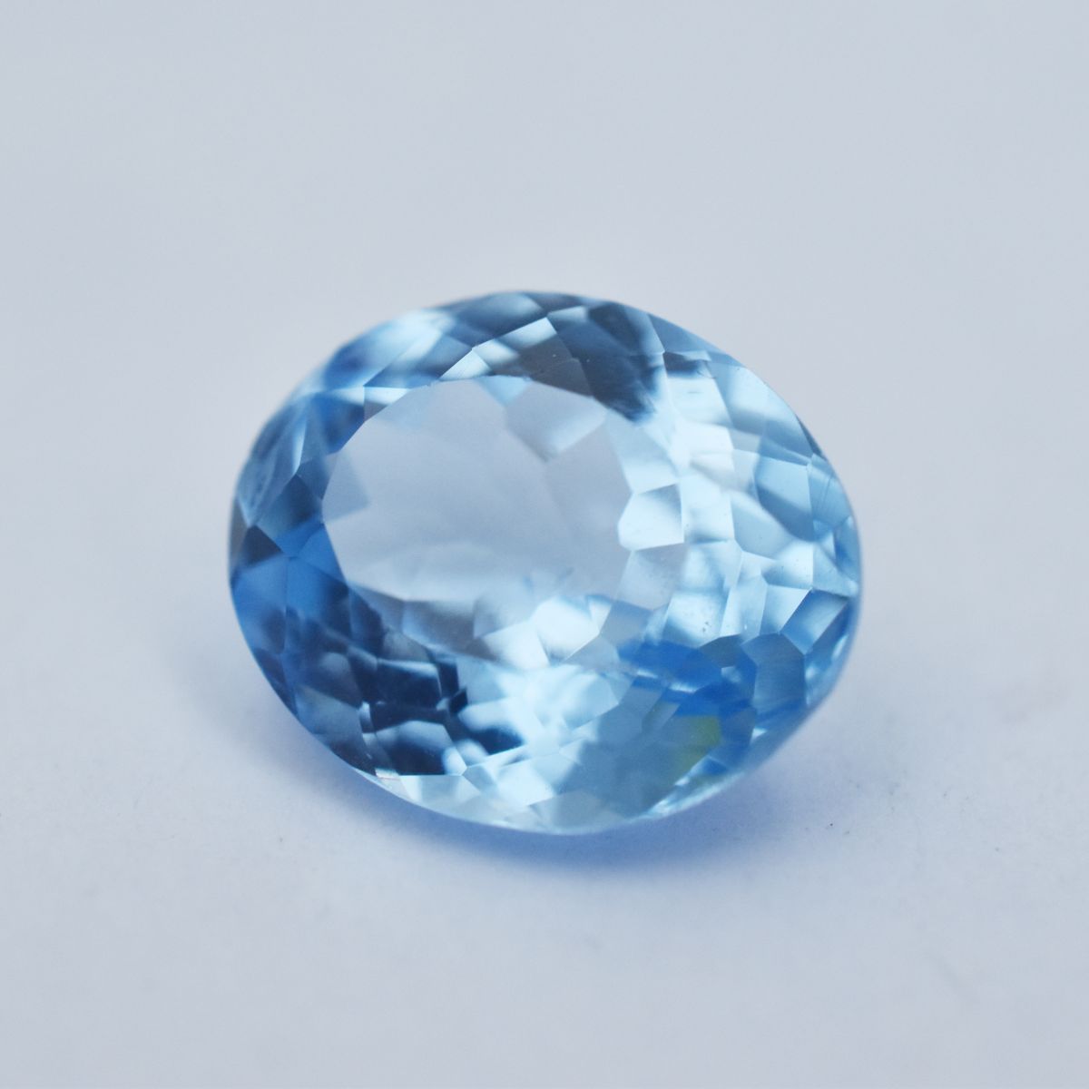 Natural Blue Sapphire 7.25 Carat Oval Shape CERTIFIED Beautiful Loose Gemstone