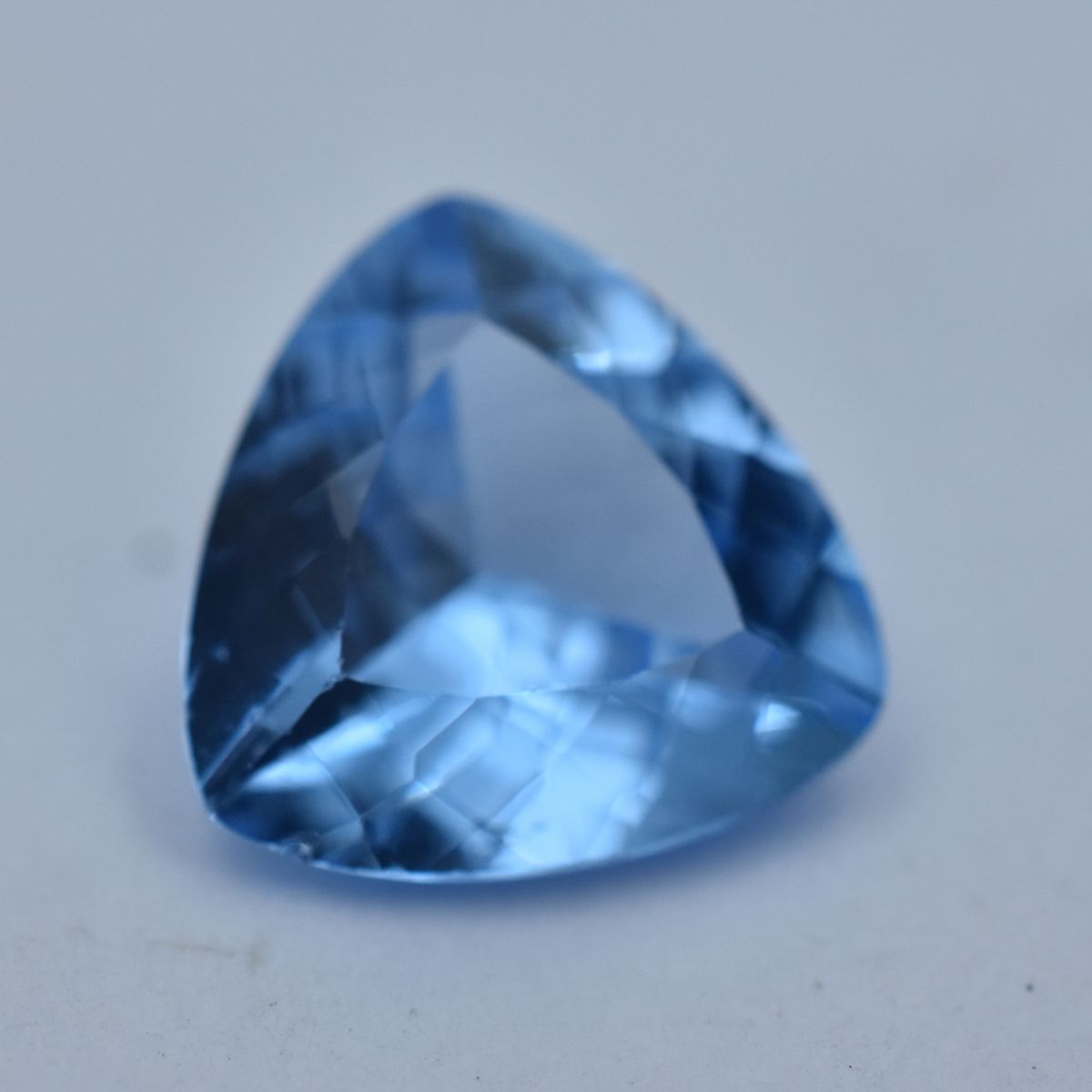 10.00 Carat Trillion Cut CERTIFIED Blue Sapphire Natural Loose Gemstone