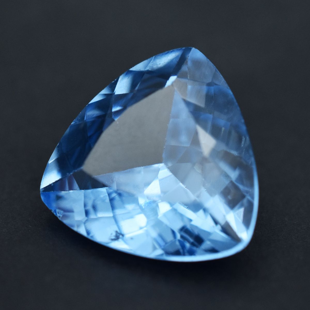 10.00 Carat Trillion Cut CERTIFIED Blue Sapphire Natural Loose Gemstone