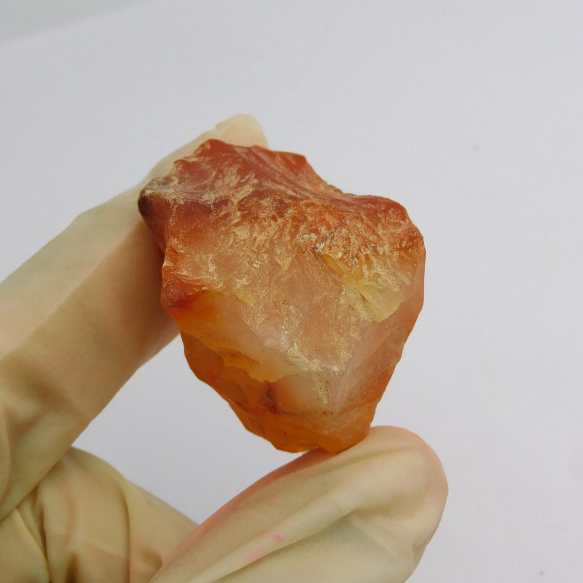 130.5 Ct Natural Orange Sapphire Rough Earth Mind CERTIFIED Loose Gemstone Rough