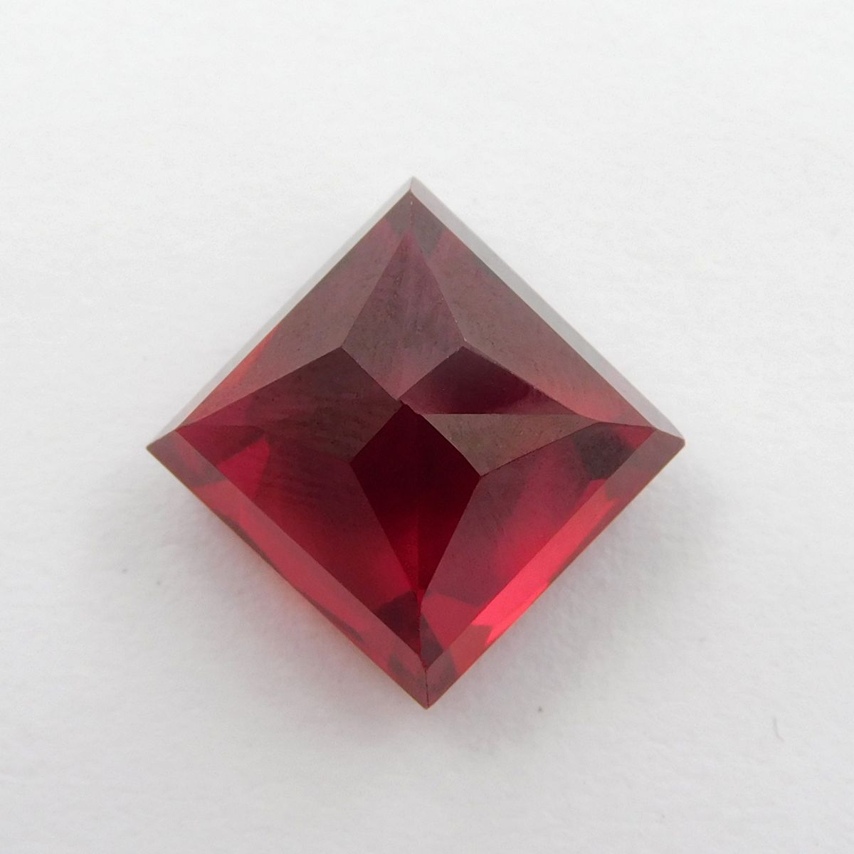 CERTIFIED 18.20 Ct Natural Ruby Stunning Square Shape Red Rare Loose Gemstone