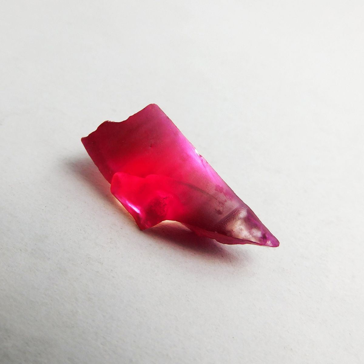 Natural Red Ruby 15.10 Ct Uncut Rough CERTIFIED Loose Gemstone