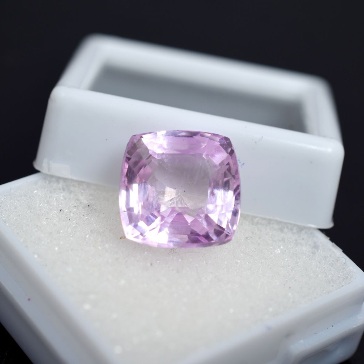 10.05 Ct Natural Pink Square Sapphire Cushion CERTIFIED Brilliant Loose Gemstone