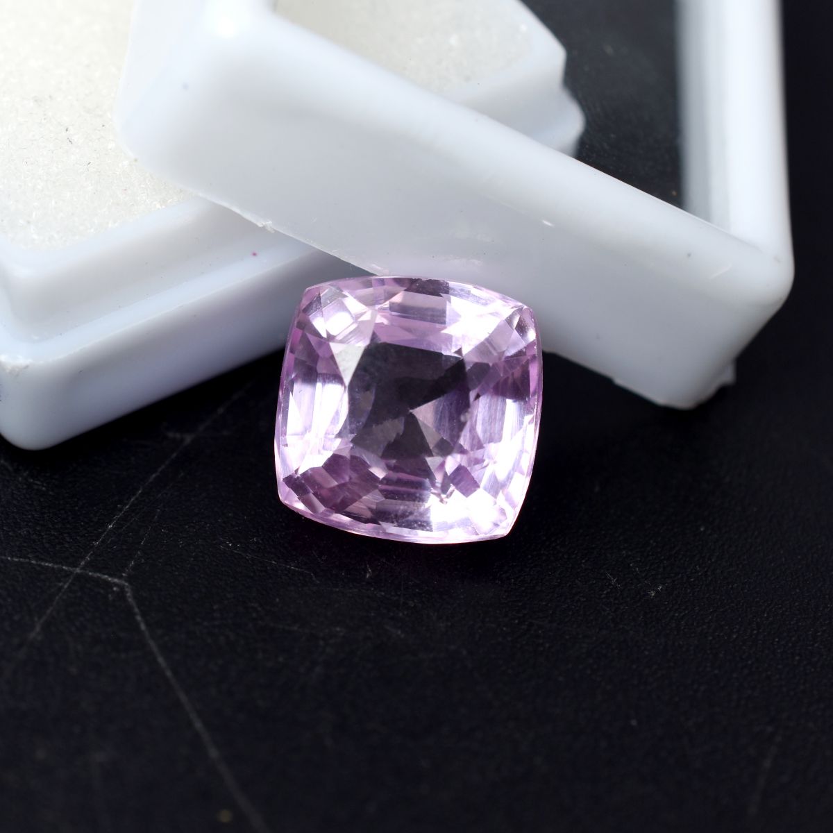 10.05 Ct Natural Pink Square Sapphire Cushion CERTIFIED Brilliant Loose Gemstone