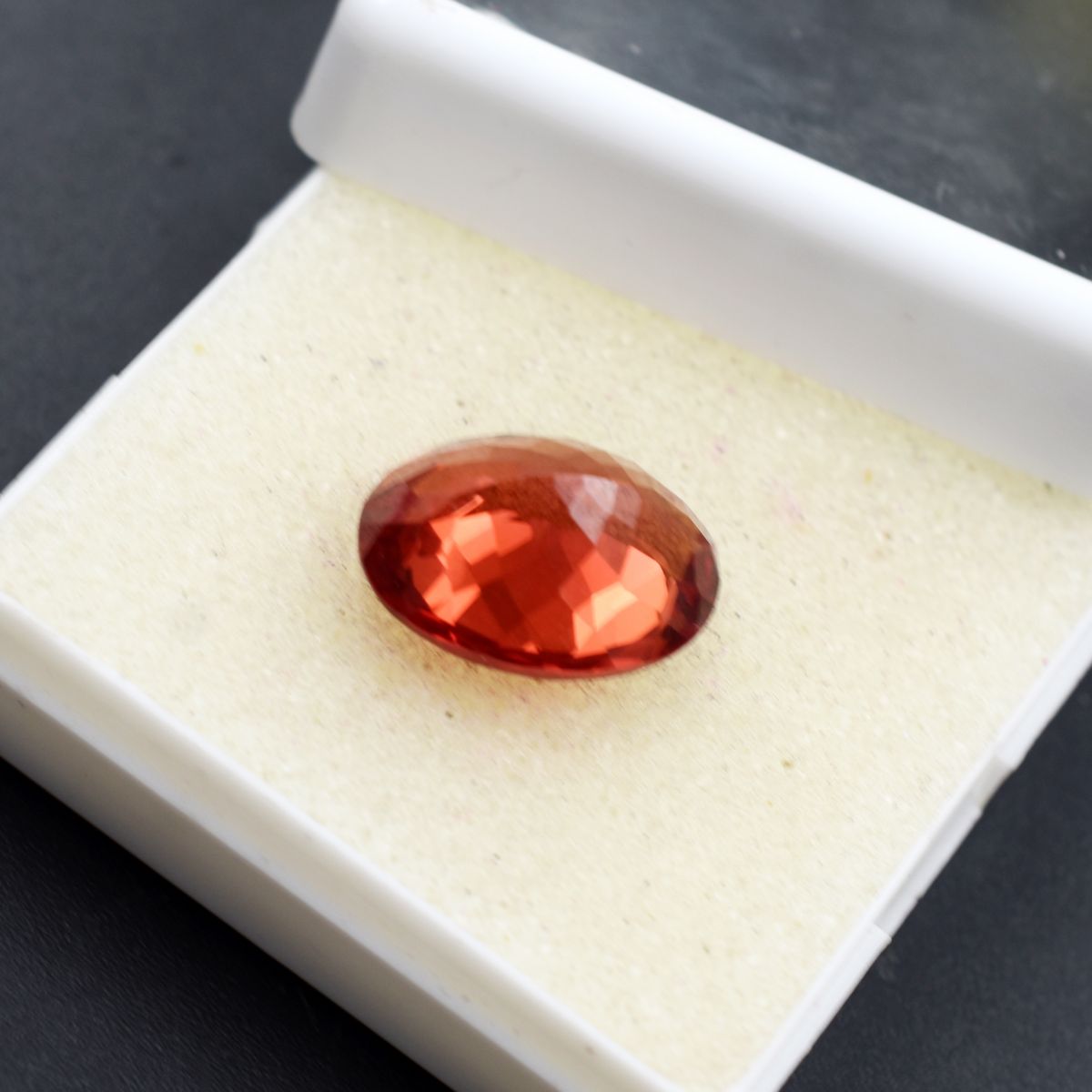 Oval Cut 12.85 Ct Natural CERTIFIED Orange Sapphire Pendent Size Loose Gemstone