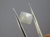 Moonstone 2.6 Ct Natural White Cabochon Shape CERTIFIED Loose Gemstone Ring Size