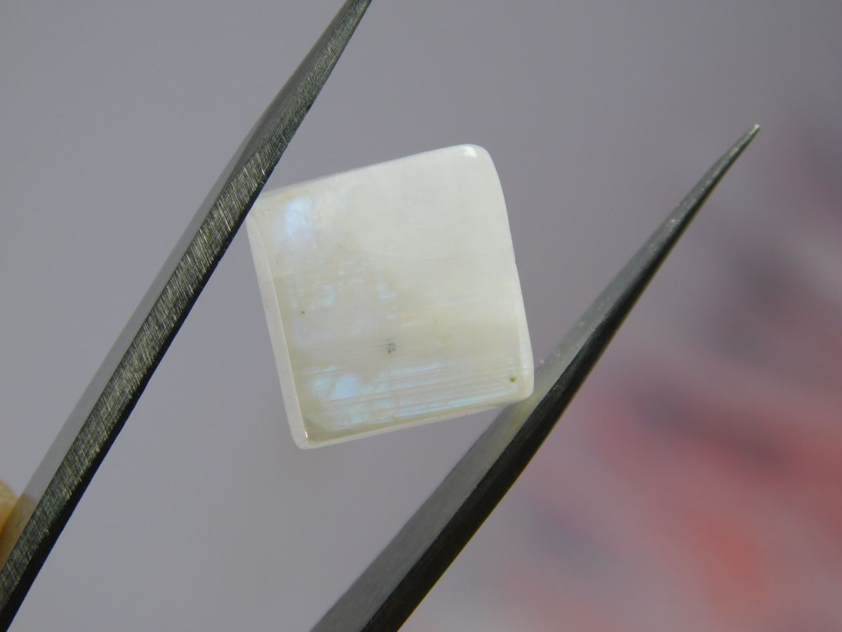 8.56 Ct Natural Cabochon Shape Certified Ring Size Moonstone Loose Gemstones