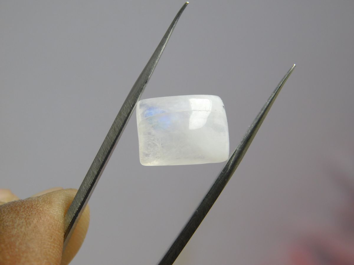 Ring Size Natural Moonstone Cabochon Shape 4.95 Ct CERTIFIED Loose Gemstones